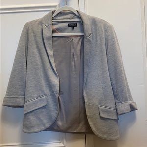 Topshop Gray Blazer